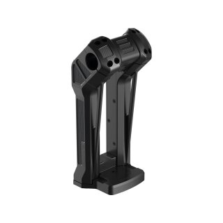 Club Style Pullback No Instrumeht Riser Kit (Models with Dash Mount Instruments) 11,5" Height, 1 1/4" Clamp Diameter Black Anodized