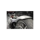 Rear Steel Fender for Twin Cam Softail (Wide Frame) 260/18" Tire, No Lighting Raw
