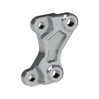 Axial Front Brake Caliper Adapter From 300 mm to 340 mm Brake Disc Aluminium Polished Front Left