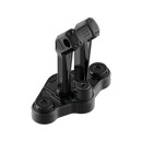 Club Style Pullback Riser and Triple Tree Cover Kit 10" Height, 1 1/4" Clamp Diameter Black Anodized