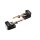 License Plate Base Plate 3 in1 Turn Signals and Housing Black
