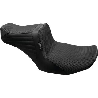 Tailwhip Seat Basket Weave, Driver Seating: 12.5" Wide, Passenger Seating 7,5" Wide Black Vinyl