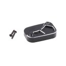 Front Brake Master Cylinder Cover Racing Black Cut