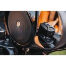 Front Brake Master Cylinder Cover Racing Black Cut
