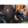 Front Brake Master Cylinder Cover Racing Black Cut