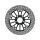 Round 292 mm Floated Brake Disc Spoke Polished Rear