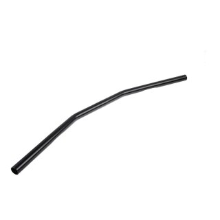 1" Drag Handlebar Dimpled Black Satin Throttle Cables