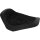 Nubuk Leather Solo Seat Diamond Stitch, For Thunderbike Steel Fender 260/18" and OE Tank Black