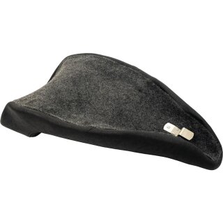 Vinyl Leather Solo Seat Plain, For Thunderbike Steel Fender 260/18" and OE Tank Black