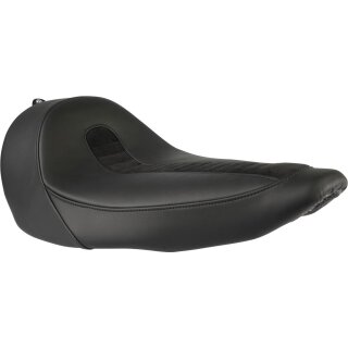 Genuine Leather Solo Seat For Thunderbike Steel Fender 260/18" and OE Tank Black