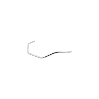 1" Dirty Bar Handlebar Non-Dimpled 3-Hole Chrome 1" Throttle By Wire
