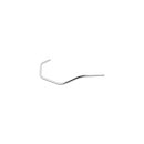 1" Dirty Bar Handlebar Non-Dimpled 3-Hole Chrome...