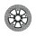 Round 300 mm Floated Brake Disc Vegas Polished Front Rear