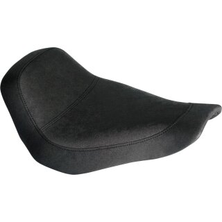 Vinyl Leather Solo Seat Plain, For Thunderbike Steel Fender 260/18" and OE Tank Black