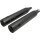 Double Slip-On Muffler Set Endcap Revolver Dark Chrome