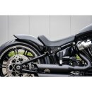 Rear Steel Fender for Milwaukee Eight Softail (Wide Frame) 260/18" Tire, With Taillight and Turn Signals Raw