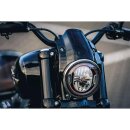 Headlight Cap Gloss Black Aluminium