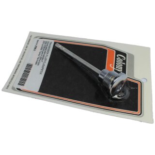 OE Reproduction Transmission Filler Plug With Dipstick Chrome