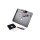 Mid-Mount License Plate Bracket and Base Plate Kit V1, Austria: 210 x 170 mm, without 3-in-1 Turn Signals Black Satin