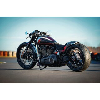 GP-Style Rear Fender For 240-260/18", With Taillight and Turn Signals Raw