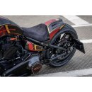 GP-Style Rear Fender For 240-260/18", With Taillight and Turn Signals Raw