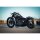 GP-Style Rear Fender For 240-260/18", With Taillight and Turn Signals Raw