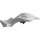 GP-Style Rear Fender For 240-260/18", With Taillight and Turn Signals Raw