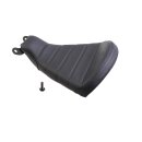 Old School Frame Mounted Solo Seat for Sportster Black...