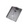Mid-Mount License Plate Bracket and Base Plate Kit V1, Germany: 180 x 200 mm, without 3-in-1 Turn Signals Black Satin