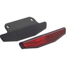 Reflector with Bracket for Slide-In License Base Plate Red