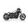 Single Slip-On Muffler Set Black Cut Rebel End Cap, Euro 5+ Black Ceramic Coated