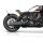 Single Slip-On Muffler Set Black Cut Rebel End Cap, Euro 5+ Black Ceramic Coated