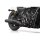 Single Slip-On Muffler Set Black Cut Rebel End Cap, Euro 5+ Black Ceramic Coated