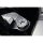 Reduced Reach Club Style Riser Relocation Plate 45 mm Offset, includes Steering Lock Cover Black Anodized