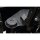 Reduced Reach Club Style Riser Relocation Plate 45 mm Offset, includes Steering Lock Cover Black Anodized