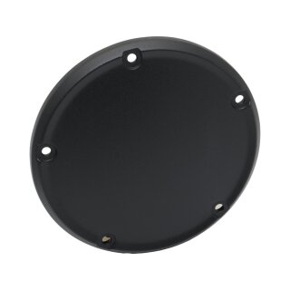 Smooth Derby Cover for Big Twins 5-hole Textured Black Powder Coated