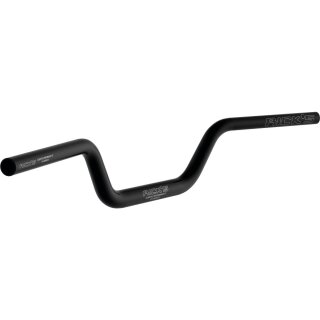 Aluminium Handlebar Performance 5T, Width: 852 mm 5-Hole Flat Black Anodized 1 1/4" Throttle By Wire