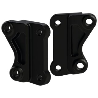 Axial Front Brake Caliper Adapter Set, For Upside Down Fork, From 300 mm to 340 mm Double Brake Discs Black Front Left Right