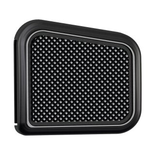 Brake Pedal Pad Satin Design Black Cut