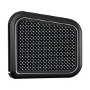 Brake Pedal Pad Satin Design Black Cut