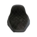 Nubuk Leather Solo Seat Diamond Stitch, For Thunderbike...