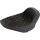 Nubuk Leather Solo Seat Diamond Stitch, For Thunderbike Steel Fender 200/18" and OE Tank (Narrow Frame Models) Black