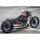 Vinyl Leather Solo Seat Diamond Stitch, For Thunderbike GP Style Fender 260/18"and GP Style Tank Black