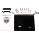 Rear Steel Fender for Milwaukee Eight Softail (Wide Frame) 260/18" Tire, With Taillight Raw