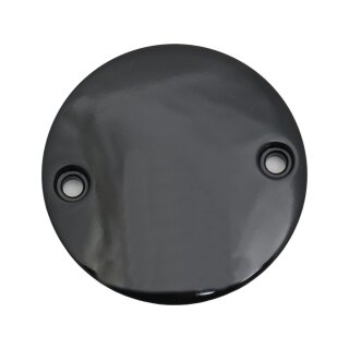 Smooth Point Cover for Big Twins Black Powder Coated
