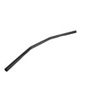 1" Drag Handlebar Dimpled 3-Hole Black Satin...