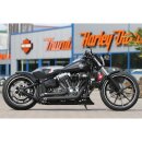 Rear Steel Fender for Twin Cam Softail (Wide Frame) 260/18" Tire, With 3-in-1 Raw