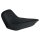 Vinyl Leather Solo Seat Plain, For Thunderbike Steel Fender 200/18" and OE Tank (Narrow Frame Models) Black