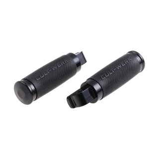 Racing Passenger Foot Pegs Black Powder Coated