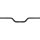 Aluminium Handlebar Performance 3T, Width: 832 mm 5-Hole Flat Black Anodized 1 1/4" Throttle By Wire